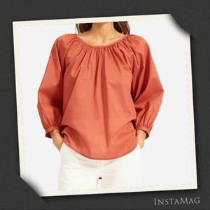 ⭐️HOST PICK⭐️EVERLANE Ruched Air Blouse